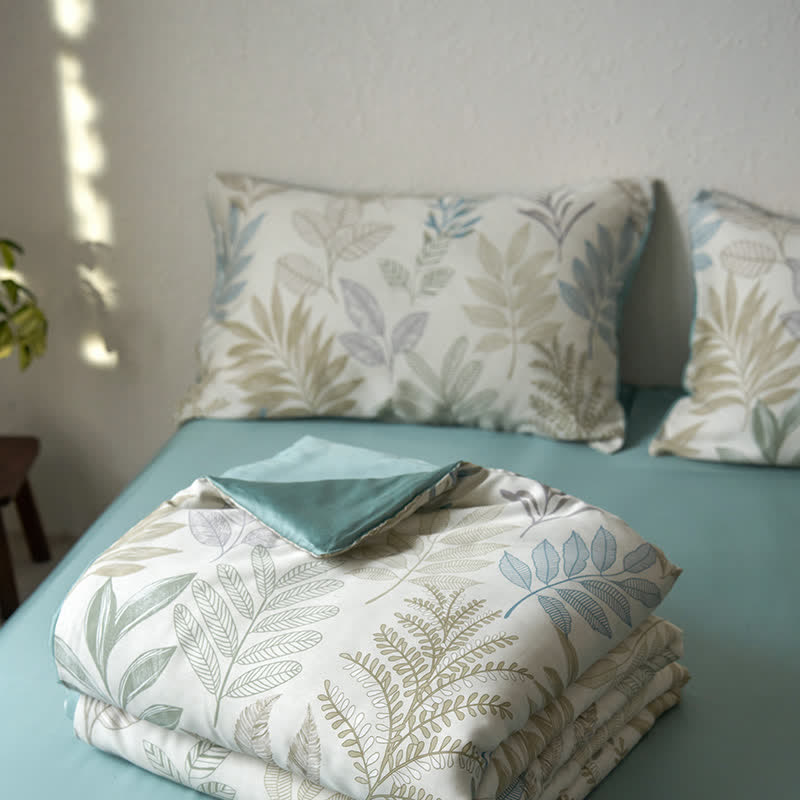 Luxurious Leaf Lyocell Fiber Summer Bedding