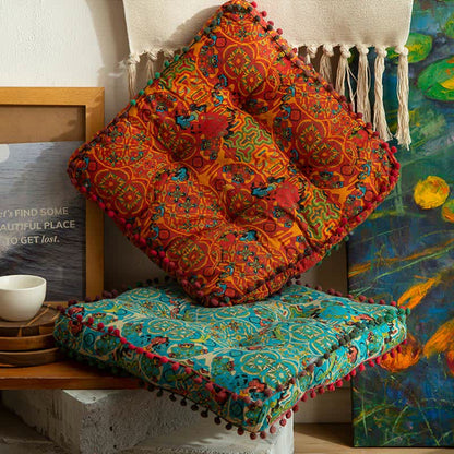 Bohemian Style Chair Pad Floor Pillows