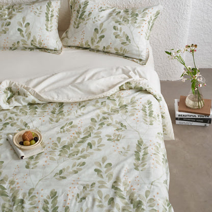 Pastoral Leaf Lyocell Fiber Summer Bedding