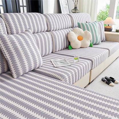 Sectional Geometric Semicircle Couch Cover