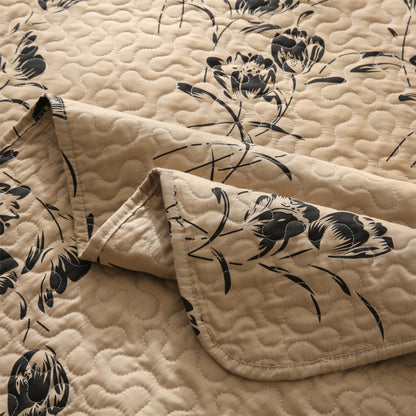 Quilted Cotton Vintage Floral Bedding