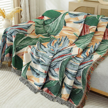 Tropical Style Rainforest Soft Sofa Protector