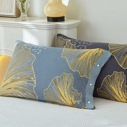 Zantedeschia Aethiopica Button Pure Cotton Pillowcases (2PCS)