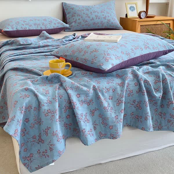 Cotton Gauze Pastoral Style Vintage Bedding