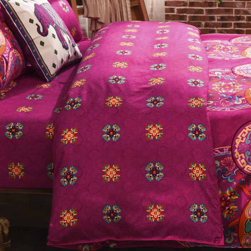 Jewel Flower Duvet Cover with Pillowcase