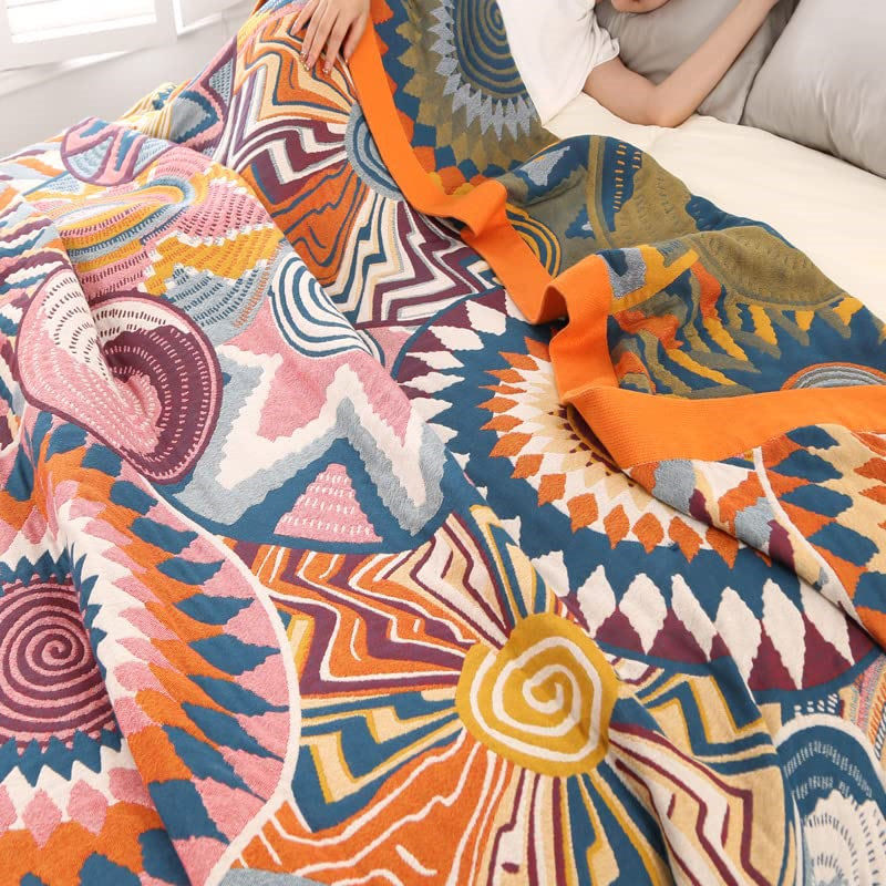 Ownkoti Nordic Throw Blanket Cotton Reversible Quilt - image 10