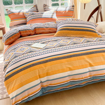 Bohemia Geometric Pure Cotton Bedding Set (4PCS)