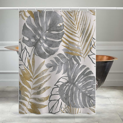 Pastoral Monstera Deliciosa Anti-mildew Shower Curtain