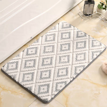 Diamond Lattice Soft Non-slip Bath Mat