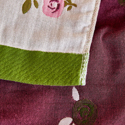 Cotton Gauze Pastoral Rose Summer Quilt