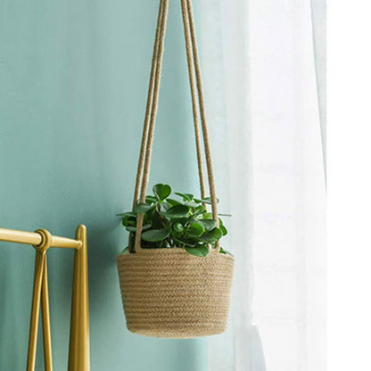 Hanging Plant Basket Woven Plant Hanger