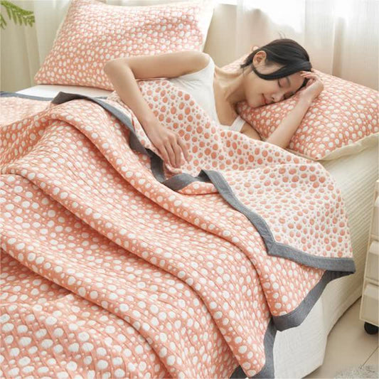 Breathable Summer Cotton Gauze Lightweight Quilt