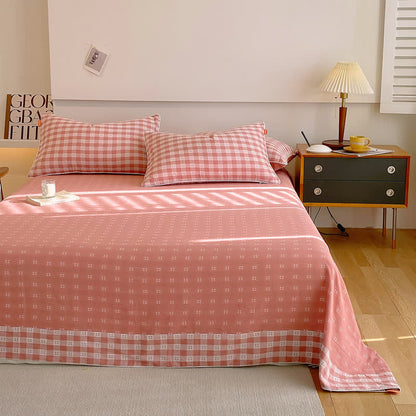 Breathable Cotton Gauze Modern Style Coverlet