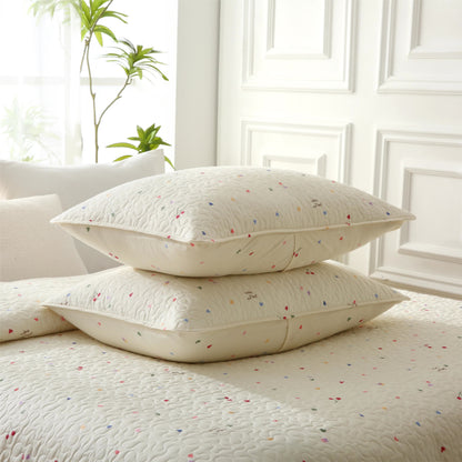 Colorful Heart & Cherry Cotton Quilted Bedding