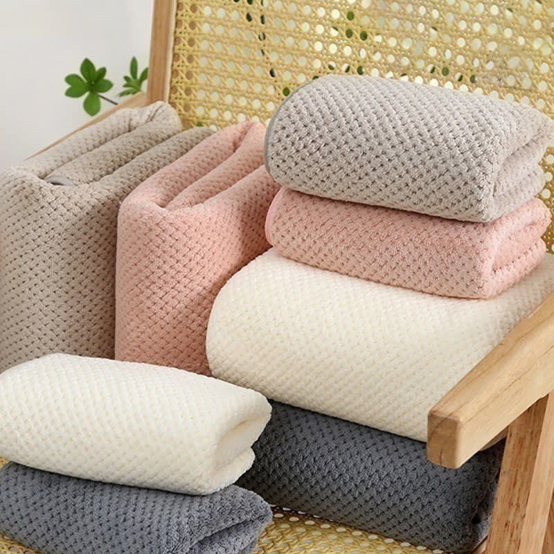 Solid Color Soft Breathable Bath Towel