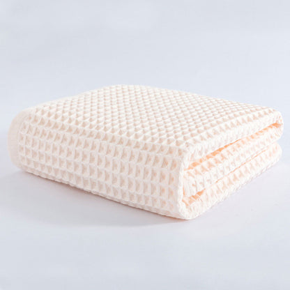 Ownkoti Breathable Cotton Waffle Weave Bath Towel