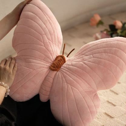 Girly Butterfly Shape Soft Decorative Pillow