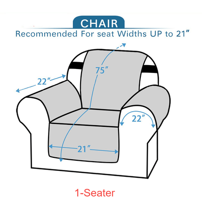 Waterproof Couch Cover with Elastic Straps