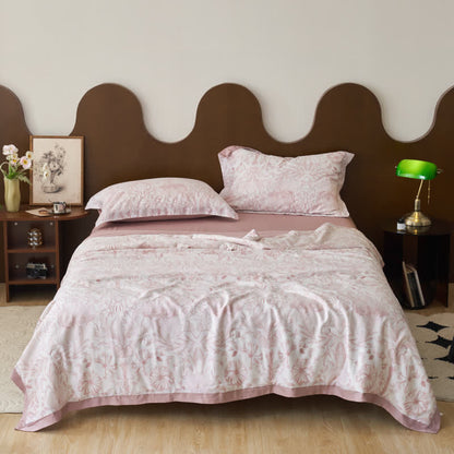 Elegant Floral Soft Lyocell Sateen Bedding