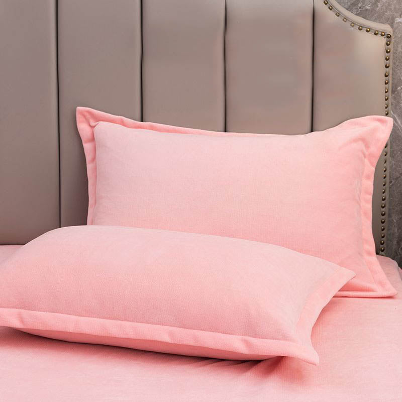 Solid Color Velvety Decorative  Pillowcases