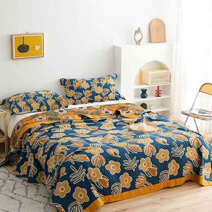 Yellow Flower Sofa Blanket Sofa Cover