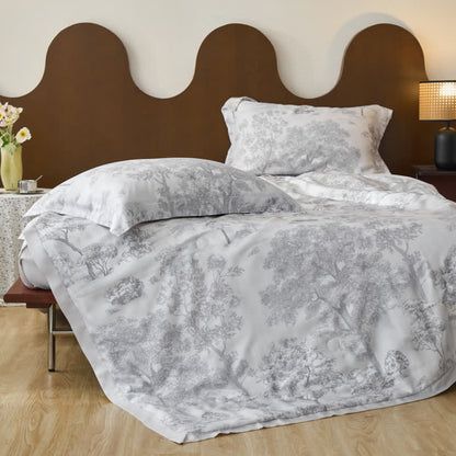 Elegant Forest Lyocell Fiber Smooth Bedding