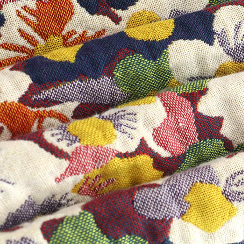 Ownkoti Rustic Flower Reversible Cotton Soft Quilt