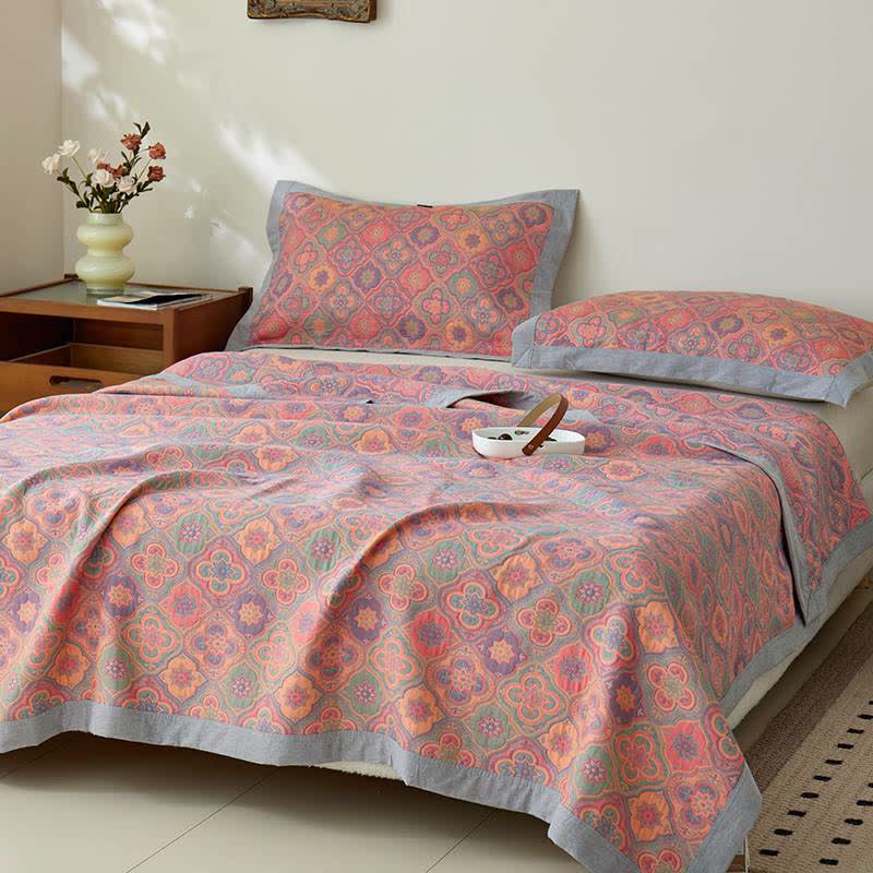 Pure Cotton Vintage Jacquard Comfy Quilt