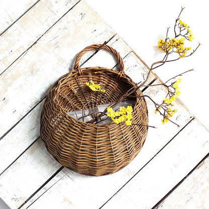 Ownkoti Handwoven Plant Basket with Handle (3PCS)