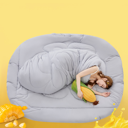 Solid Color Breathable Soft Comforter