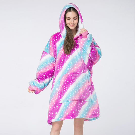 Rainbow Star Wearable Blanket Sleepwear