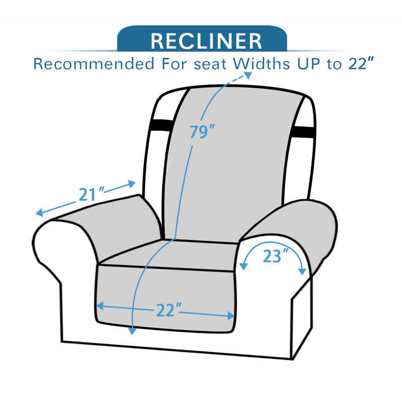 Waterproof Couch Cover with Elastic Straps