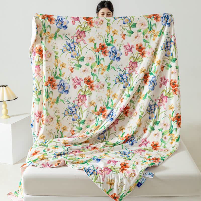 Rustic Floral Summer Breathable Cooling Quilt