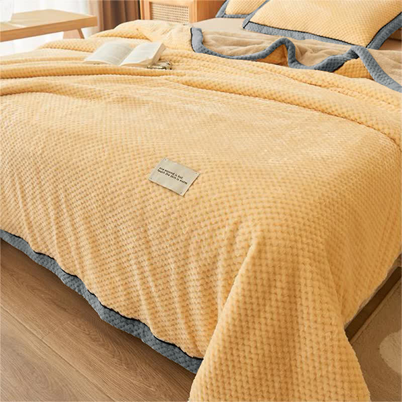 Solid Color Soft Fleece Blanket