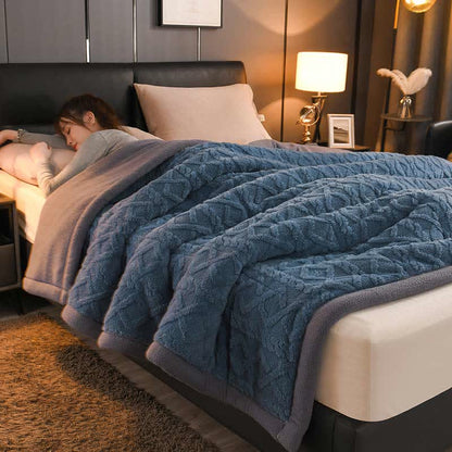 Luxurious Thick Warm Fleece Throw Blanket