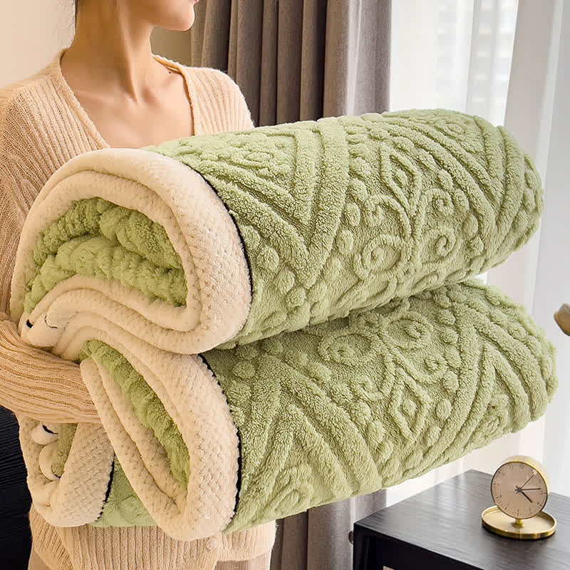 Double-sided Comfy Fluffy Fleece Blanket