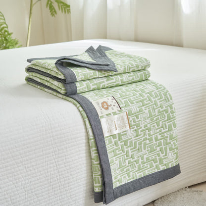 Modern Cotton Gauze Soft Summer Quilt