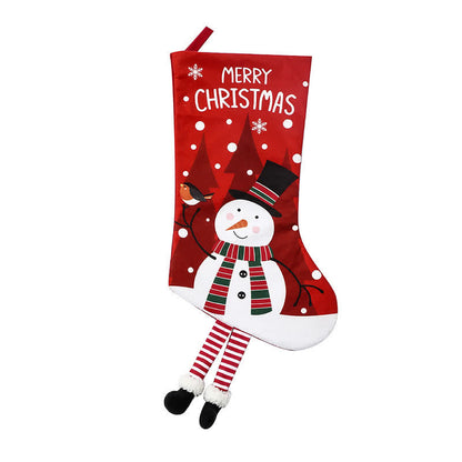 Cute "MERRY CHRISTMAS" Decorative Hanging Stocking