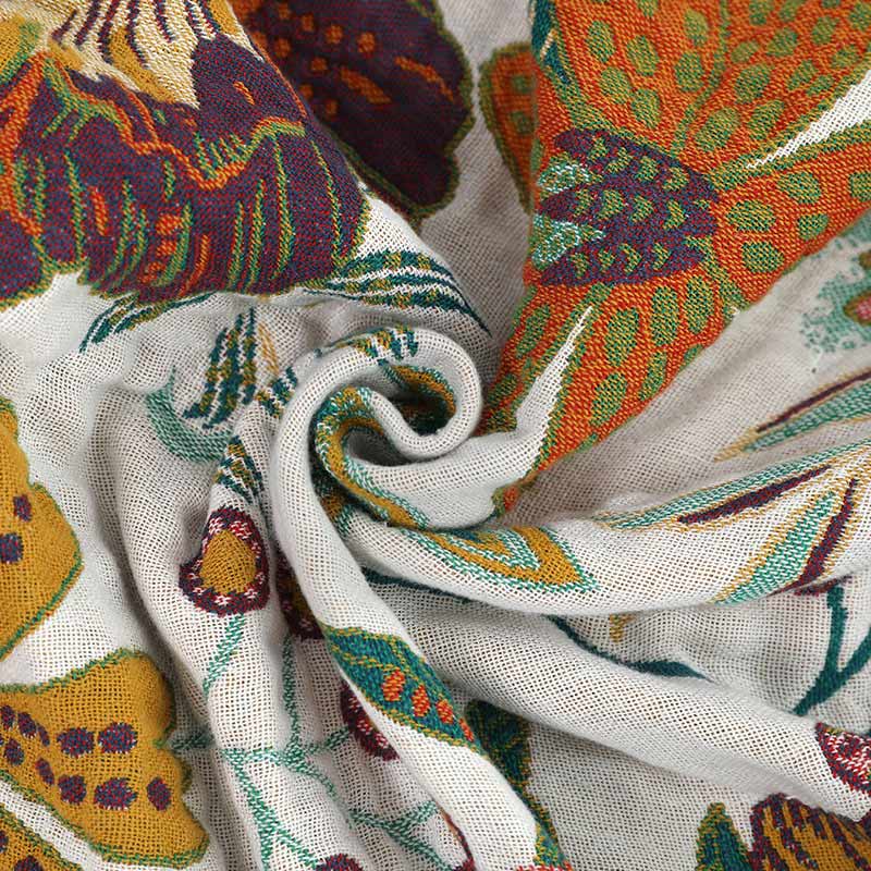 Luxuriant Flower Cotton Reversible Soft Quilt - image 7