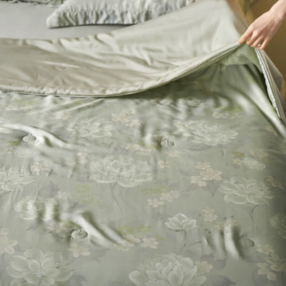 Pastoral Lotus Summer Breathable Bedding