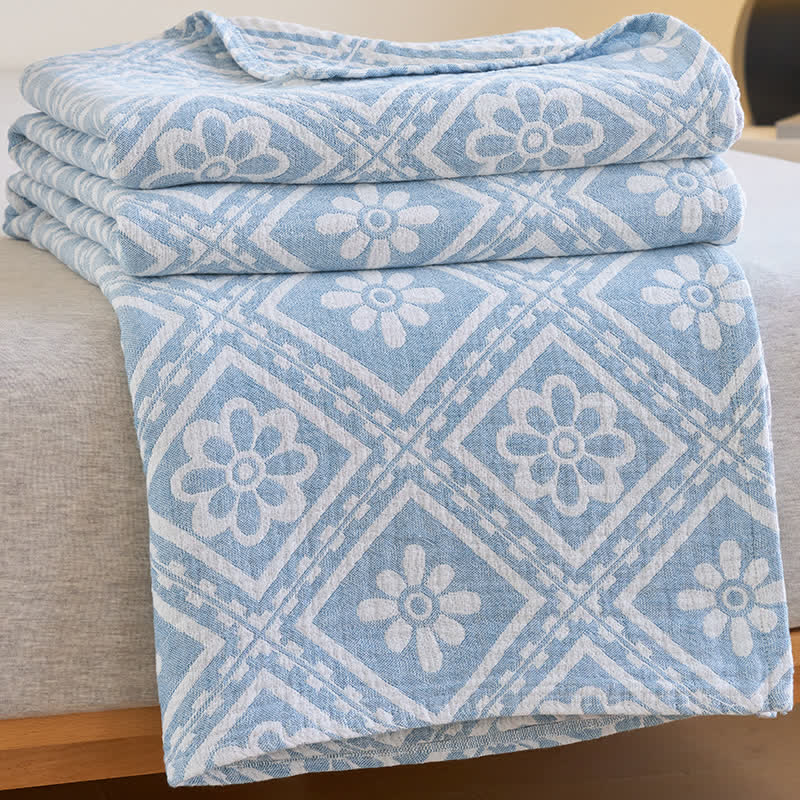 Cotton Gauze Jacquard Soft Summer Quilt