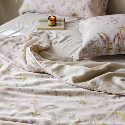 Lyocell Fiber Floral Style Breathable Bedding