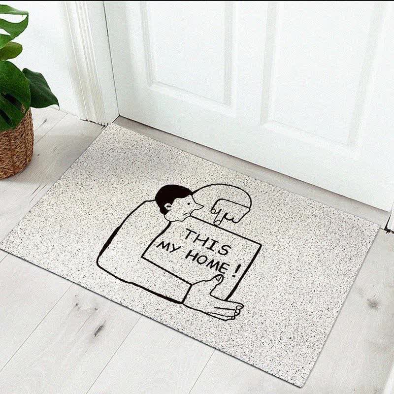 Emotional Support Anti-slip Cuttable Door Mat