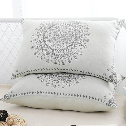 Mandala Soft Cotton Gauze Pillowcases (2pcs)