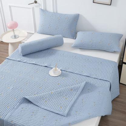 Cute Moon & Star Summer Lightweight Quilt