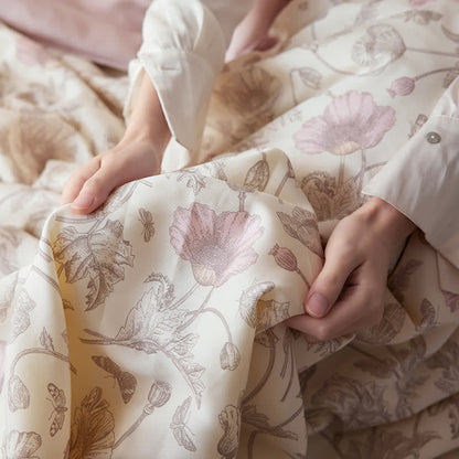 Rustic Floral Smooth Lyocell Sateen Bedding