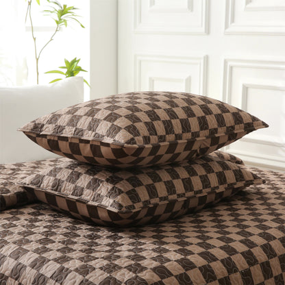 Checkerboard Pure Cotton Quilted Bedding