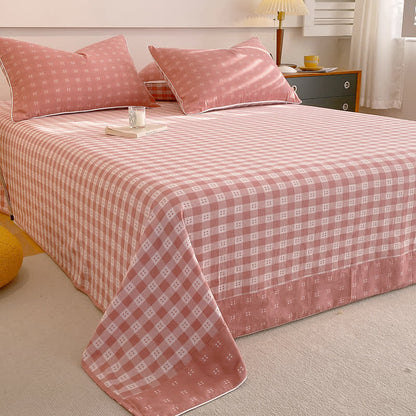 Breathable Cotton Gauze Modern Style Coverlet