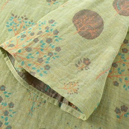 Leaf Tree Jacquard Cotton Loungewear Set - image 11