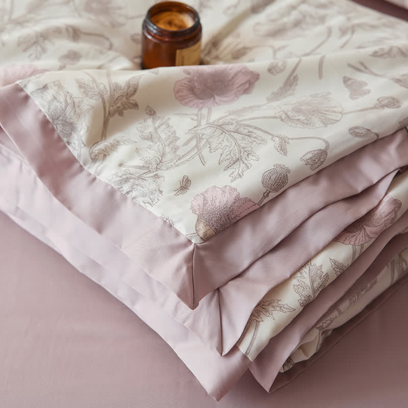 Rustic Floral Smooth Lyocell Sateen Bedding